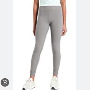 NWT Gianni Bini Girls Active Gray Leggings. Size Youth Large